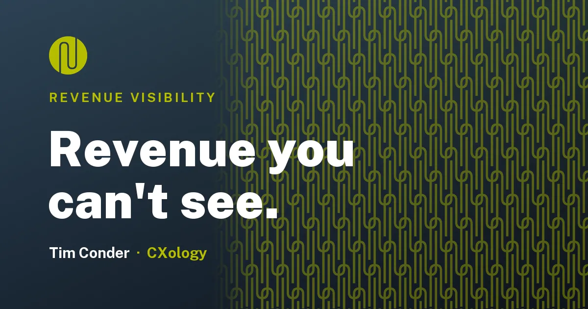 Why Existing-Customer Revenue Is So Hard to See